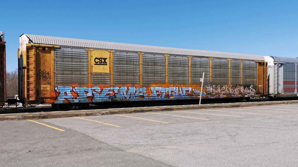 CSXT B11632 (Body) TTGX 971566 (Flat)